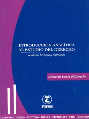cover image of Introducción Analítica al Estudio del Derecho